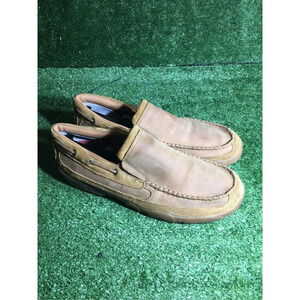 Mens twisted X slip on size 12W wide moccasin leather work shoe cowboy